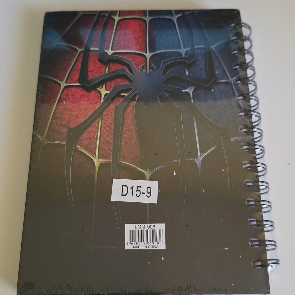 Spiderman Notebook Journal and Paw Eraser Pack